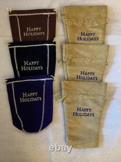 56 Crown Royal Whisky Bags+1 Santa Hat+1 Tote- RARE, LIMITED, SPECIAL EDITION +