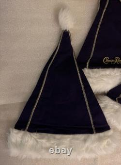 56 Crown Royal Whisky Bags+1 Santa Hat+1 Tote- RARE, LIMITED, SPECIAL EDITION +