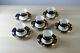 6 Royal Crown Derby Coffee Cups With Saucers