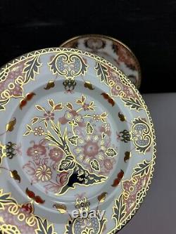 6 x Royal Crown Derby Japan Kings Pattern Salad Plates 21.8 cm Wide Set New