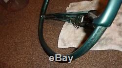 61 62 63 Nos Mopar Imperial Crown Lebaron Green Steering Wheel Beautiful