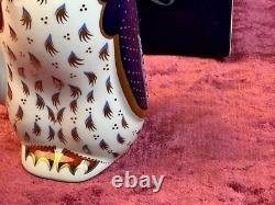 A Delightful Royal Crown Derby Rockhopper Penguin. Gold Stopper & Boxed