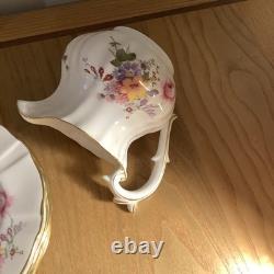 A Royal Crown Derby'Derby Posies' 22 Piece Tea Set