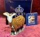 A Royal Crown Derby Nanny Goat. Boxed & Gold Stopper Exclusive To Visitor Centre