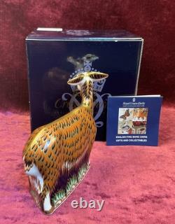 A Royal Crown Derby Nanny Goat. Boxed & Gold Stopper Exclusive To Visitor Centre