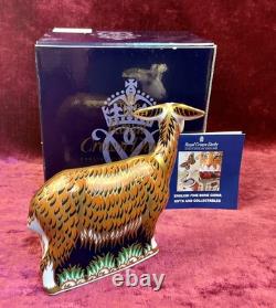 A Royal Crown Derby Nanny Goat. Boxed & Gold Stopper Exclusive To Visitor Centre
