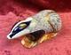 A Royal Crown Derby Paperweight. Woodland Badger. Gold Stopper & Box