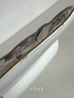 Antique Royal Crown Derby Graduated Meat Serving Platters Kings Design 3850