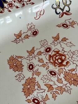 Antique Royal Crown Derby Graduated Meat Serving Platters Kings Design 3850