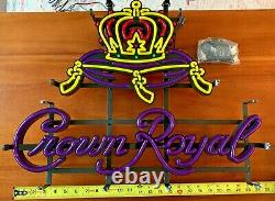 Authentic Crown Royal LED Sign MAN CAVE DECORATION NEON SIGN GARAGE HOME BAR