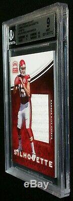 BGS 9 RC PATRICK MAHOMES II POP 2 1 HIGHER ROOKIE JSY PATCH 2017 Crown Royale