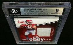 BGS 9 RC PATRICK MAHOMES II POP 2 1 HIGHER ROOKIE JSY PATCH 2017 Crown Royale