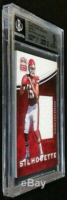 BGS 9 RC PATRICK MAHOMES II POP 2 1 HIGHER ROOKIE JSY PATCH 2017 Crown Royale