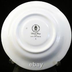 BLACK AVES by Royal Crown Derby Cup & Saucer NEW NEVER USED made England