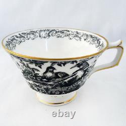 BLACK AVES by Royal Crown Derby Oval Open Vegetable NEW NEVER USED made England