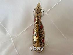 BNIB £325 Royal Crown Derby Old Imari Solid Gold Band Seahorse Paperweight