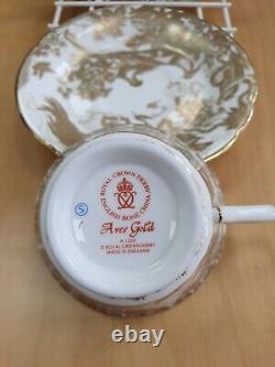 BRAND NEW 1ST QUALITY Royal Crown Derby Gold Aves 5 Piece Set