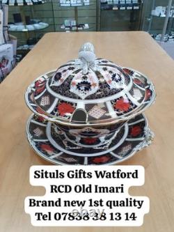 BRAND NEW 1ST QUALITY Royal Crown Derby Old Imari Soup Tureen and Stand 330cl