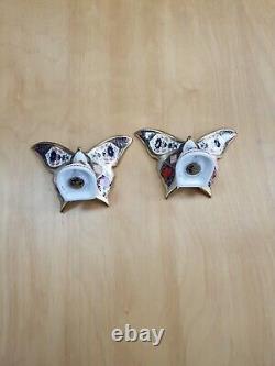 BRAND NEW Royal Crown Derby 1st Quality Old Imari SGB Pair of Butterflies