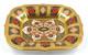 Beautiful Royal Crown Derby Old Imari Sgb Solid Gold Band Rectangular Tray Dish