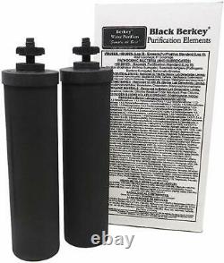Berkey 2 Black Water Filters BB9-2 Replacement Big Travel Royal Imperial Crown