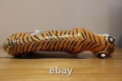 Boxed Royal Crown Derby Sumatran Tigress Gold Stopper 1st Quality