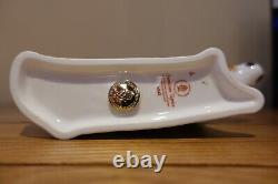 Boxed Royal Crown Derby Sumatran Tigress Gold Stopper 1st Quality