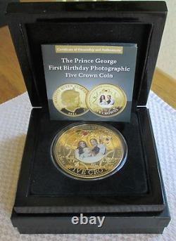 Bradford Exchange, 2014 The New Royal Prince Gold Five Crown Photogenic Coin