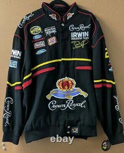 Brand New JH Design Nascar Roush Racing Crown Royale Racing Jacket 4XL Vintage