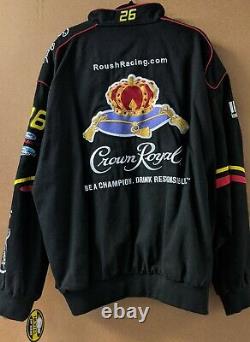 Brand New JH Design Nascar Roush Racing Crown Royale Racing Jacket 4XL Vintage