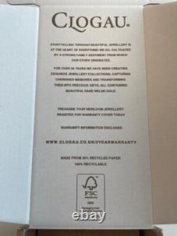 Clogau 9ct Yellow & Rose Gold Royal Crown Zircon & Pearl Bracelet Rare New