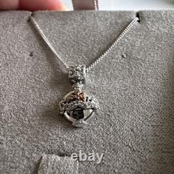 Clogau Royal Crown White Topaz Pendant & Necklace Silver Brand New Retired