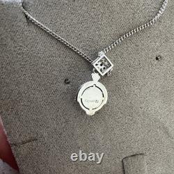 Clogau Royal Crown White Topaz Pendant & Necklace Silver Brand New Retired