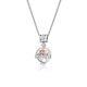 Clogau Welsh Silver & Rose Gold Royal Crown White Topaz Pendant £50 Off New Rare