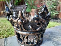 Crown Candle Holder, Royal, Queen, King, Old World, Medieval, Tabletop, New