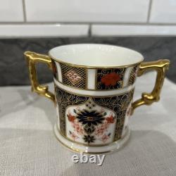 Crown Darby Imari Loving Mugs Never Used Only For Display No Chips Perfect