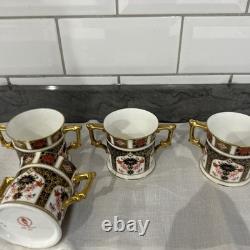 Crown Darby Imari Loving Mugs Never Used Only For Display No Chips Perfect