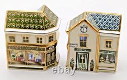 Crown Derby Royal Bookshop & Cake Shop Miniature Double Sided Ltd Ed 1st Boxed