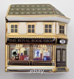 Crown Derby Royal Bookshop & Cake Shop Miniature Double Sided Ltd Ed 1st Boxed