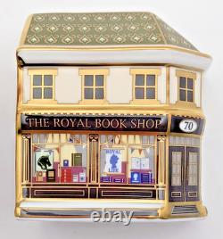 Crown Derby Royal Bookshop & Cake Shop Miniature Double Sided Ltd Ed 1st Boxed