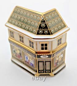 Crown Derby Royal Bookshop & Cake Shop Miniature Double Sided Ltd Ed 1st Boxed