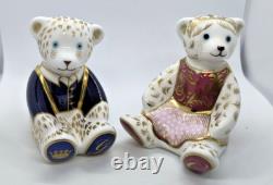 Crown Derby Set 4 Royal Bears William Catherine George Charlotte RARE Ltd Ed 250