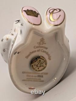 Crown Derby Set 4 Royal Bears William Catherine George Charlotte RARE Ltd Ed 250