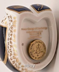 Crown Derby Set 4 Royal Bears William Catherine George Charlotte RARE Ltd Ed 250