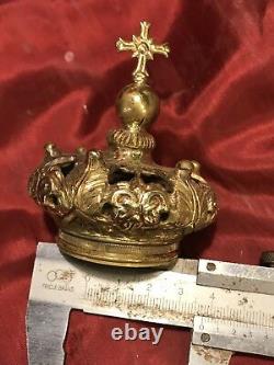 Crown For Madonna Royal Brass New Chisel 1 1/2in Diameter