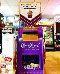 Crown Royal Display Mailbox Mail Box Man Cave Decor Garage Storage Whisky