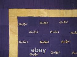 Crown Royal Purple And Gold Bag Quilt Made From More Than 160 Bags