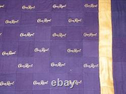 Crown Royal Purple And Gold Bag Quilt Made From More Than 160 Bags