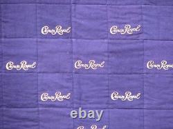 Crown Royal Purple And Gold Bag Quilt Made From More Than 160 Bags