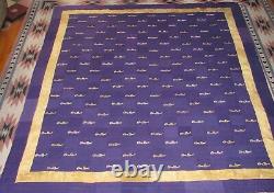 Crown Royal Purple And Gold Bag Quilt Made From More Than 160 Bags